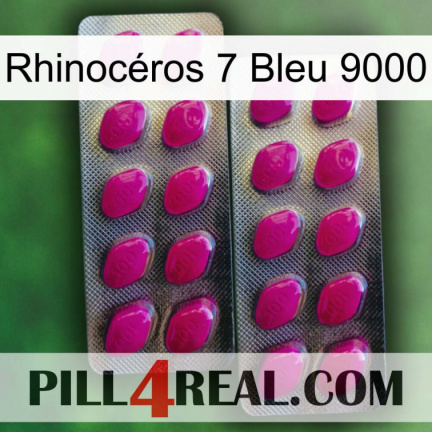 Rhinocéros 7 Bleu 9000 10